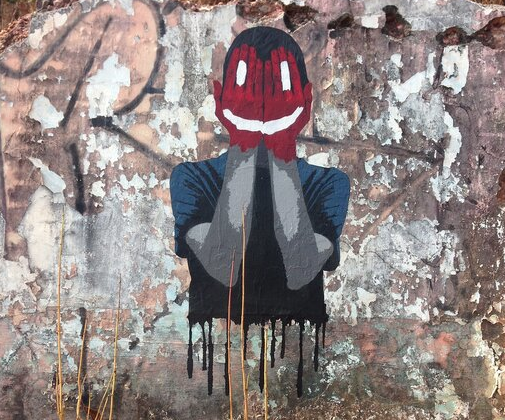 Граффити на Парадайз Бич, штат Махараштра