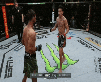 Фрагменты боя Макс Холлоуэй vs Яир Родригес