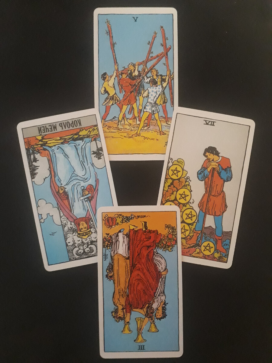 Расклад. Выпали следующие карты... Рассмотрим все подробнее.