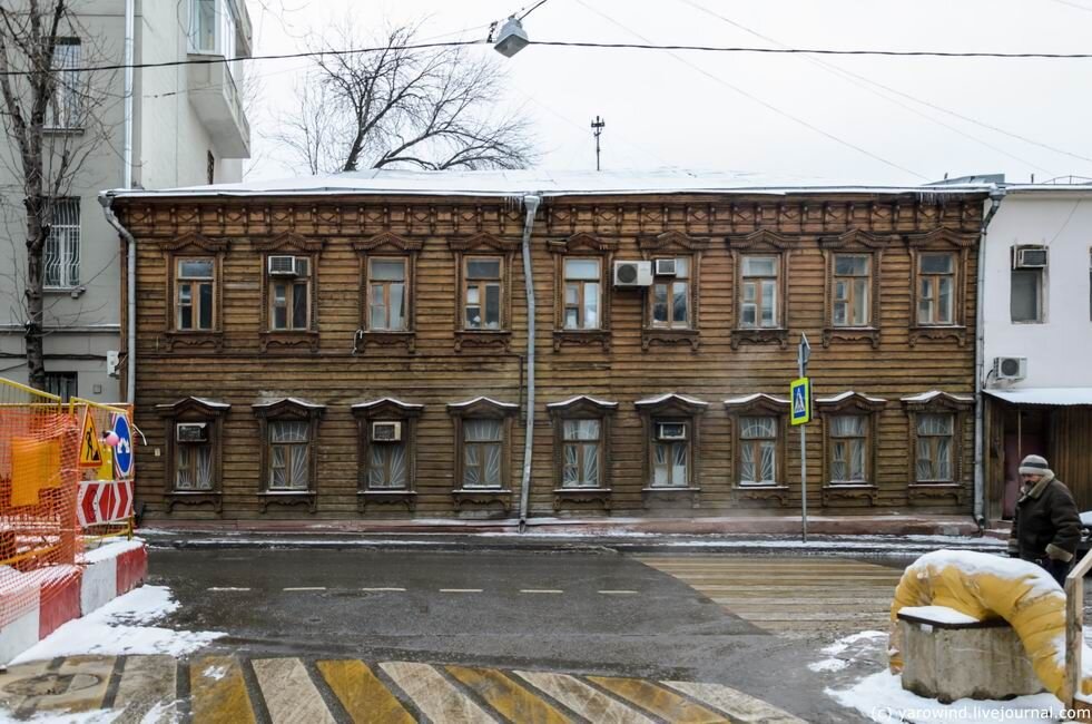 Москва, деревянный дом на Новокузнецкой