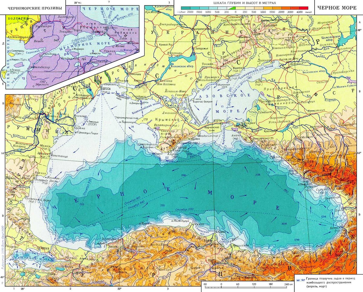 где сходятся черное и азовское море