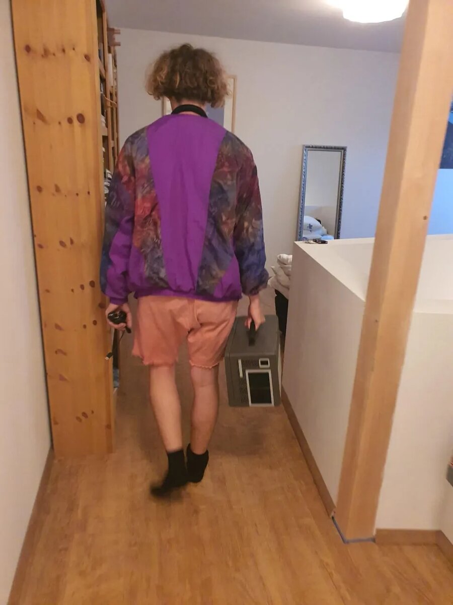 Мощный ПК в корпуcе компьютера 1988 года. Автор: Nexaner7. Источник: reddit   📷