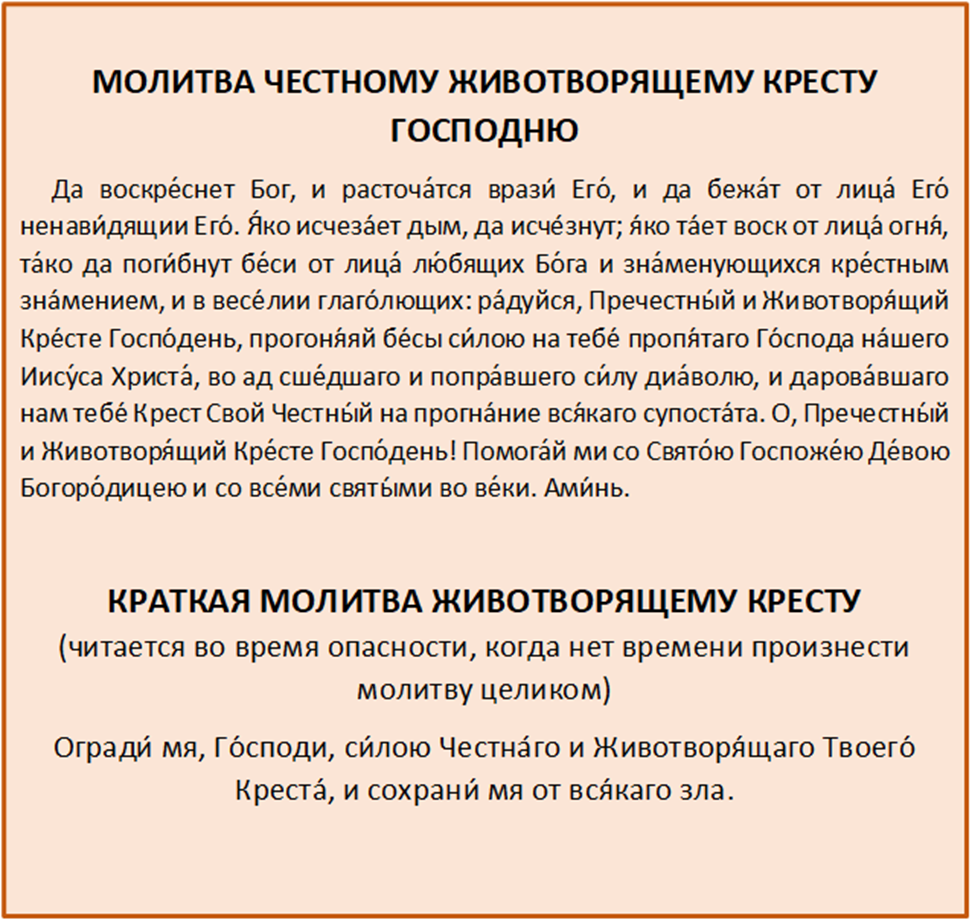 О чем молитва Честному Кресту («Да воскреснет Бог»), читаемая в бесовских напастях и искушениях?