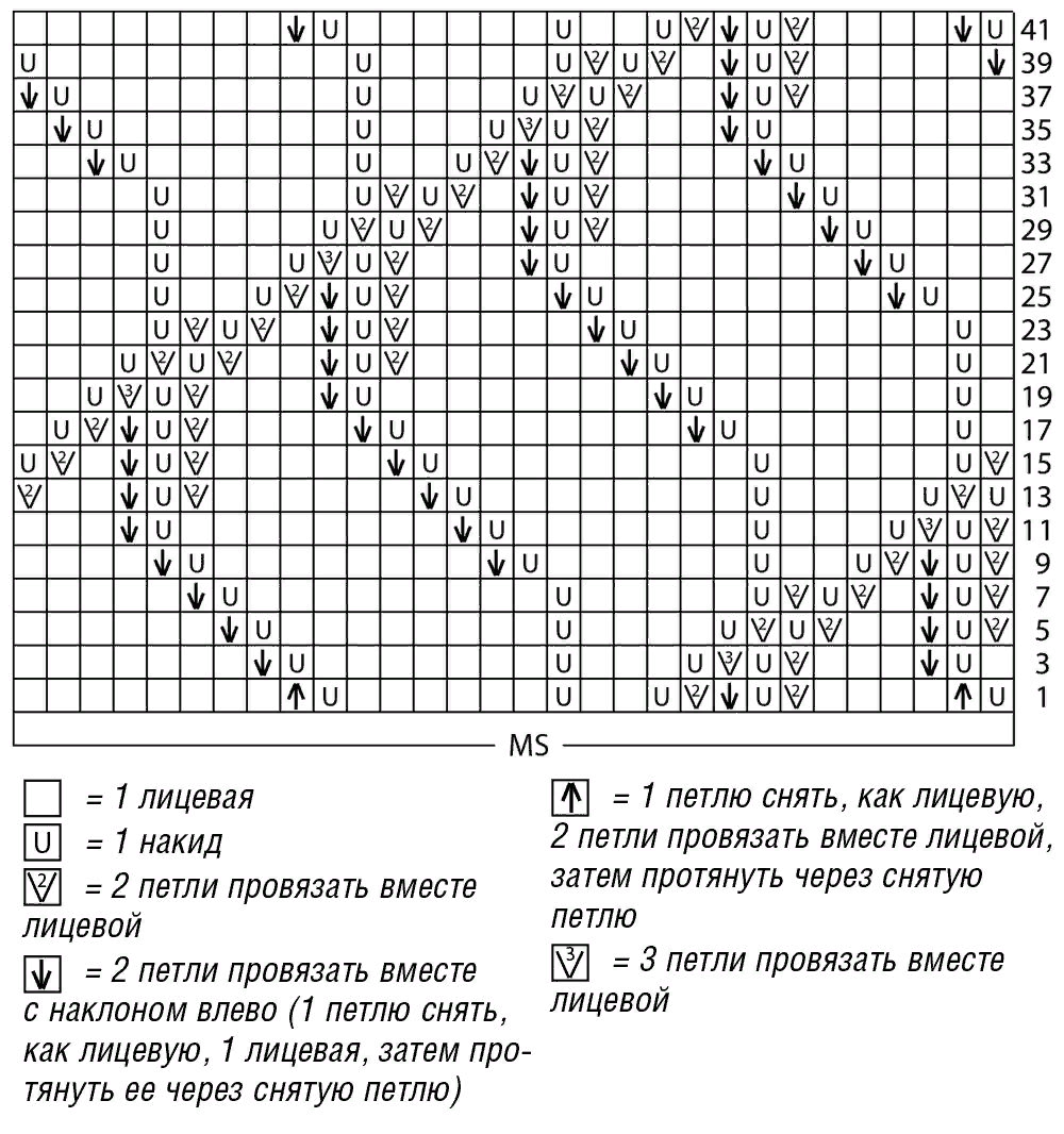 схема узора 14