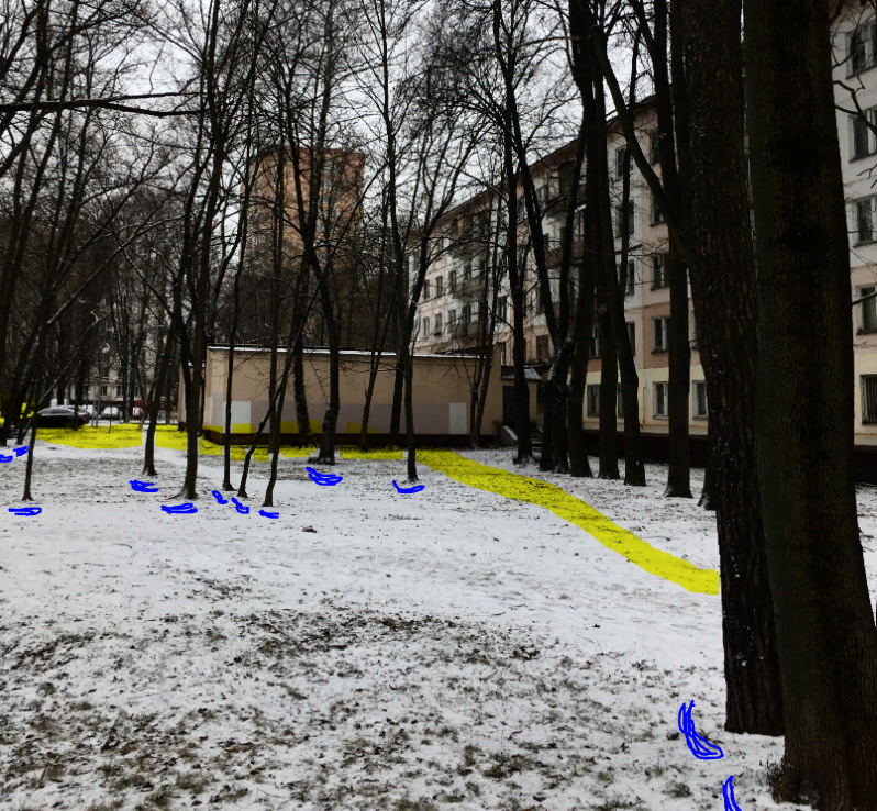 Деревья, не вошедшие в топографическую схему Проекта планировки территории, в составе которого разрабатывалась стартовая площадка. Источник: Activatica 