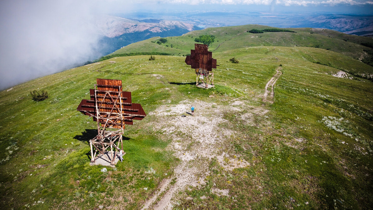 Делаю селфи с воздуха — я и ретрансляторы