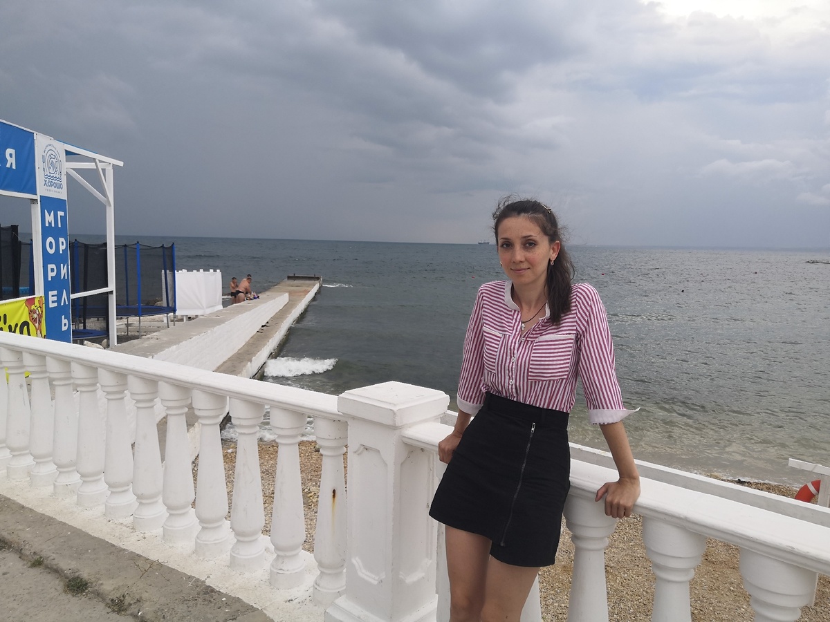 Городской пляж. Наш первый день в Севастополе :)