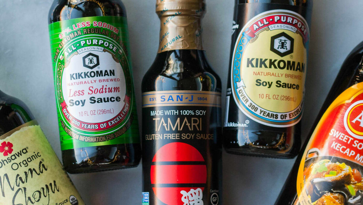 различные виды соевого соуса