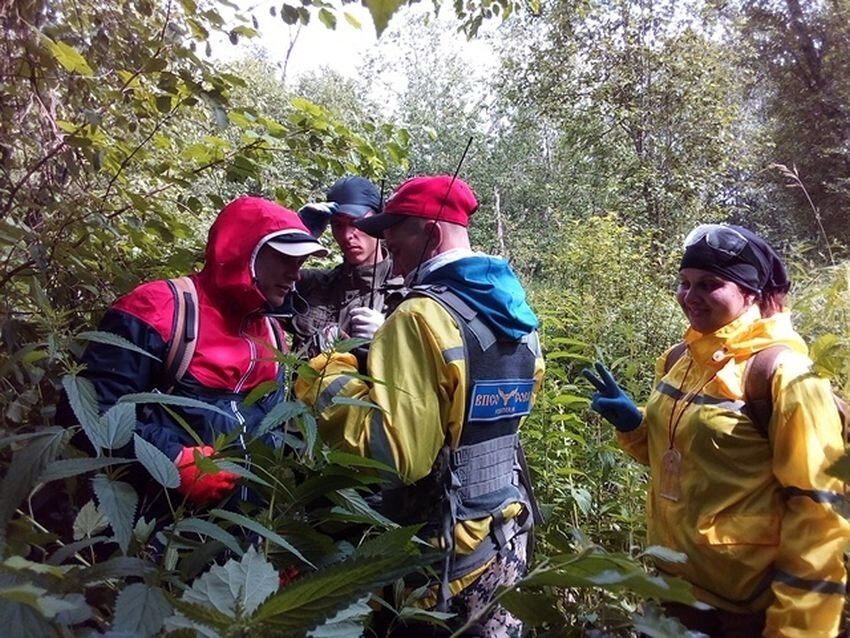 Волонтерский поисково-спасательный отряд "Сова", учения в Бежецком районе