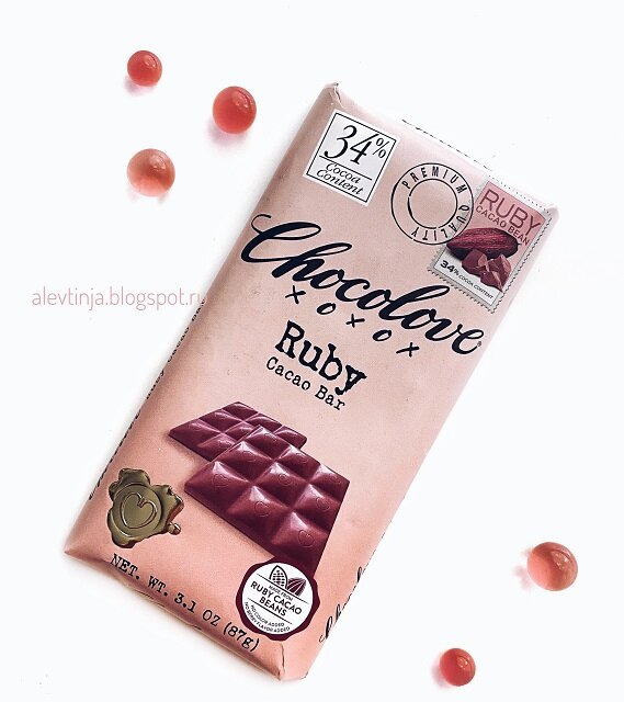 Chocolove 34% Ruby Cacao Bar