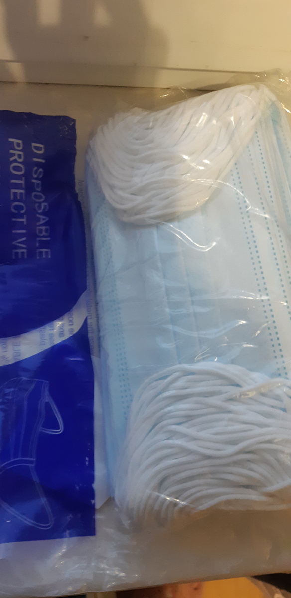 Маски медицинские 50 штук в упаковке