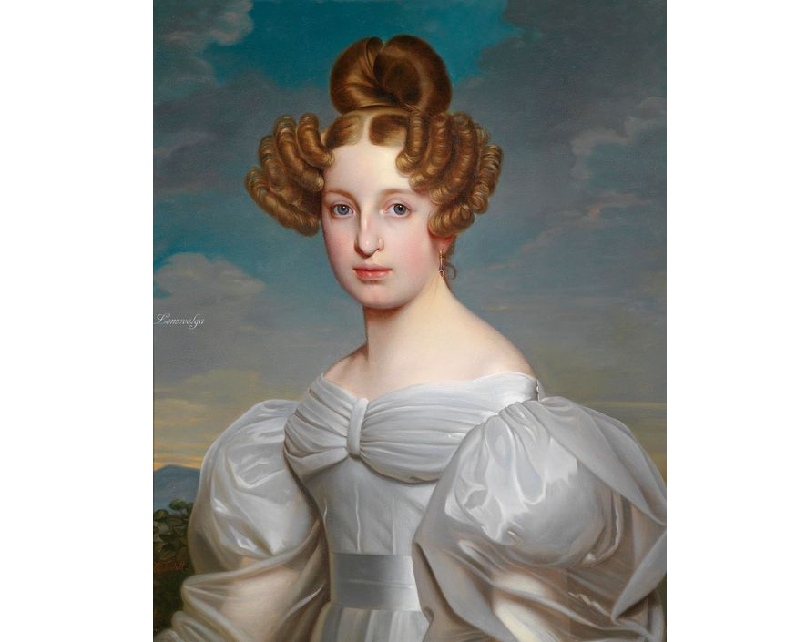 Элиза Доротея фридерика фон Шезлер, Эрнст Телотт, 1820-30. (сс)  Wikimedia Commons