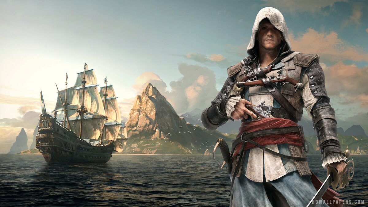 Решила я когда-то сыграть в "Assassin’s Creed IV: Black Flag" (Кредо ассасина 4: Чёрный флаг). Результатом стал этот отзыв в вопросах и восклицаниях.