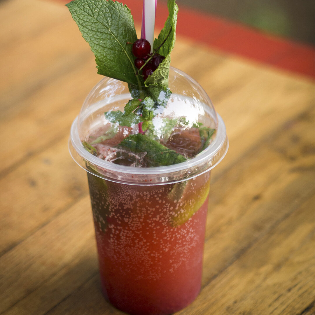 Чай с клюквой