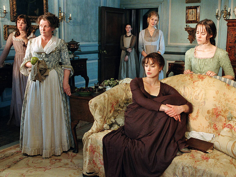 кадр из фильма "Гордость и предубеждение"