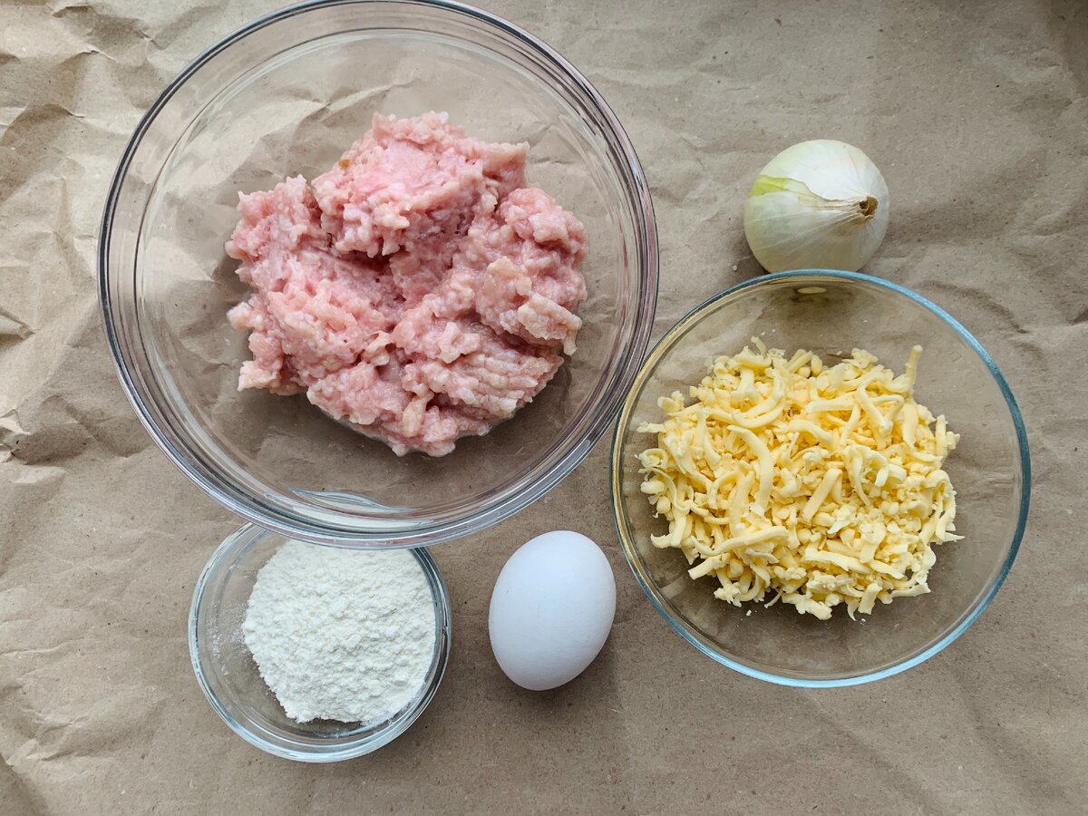 ингредиенты для приготовления котлет 