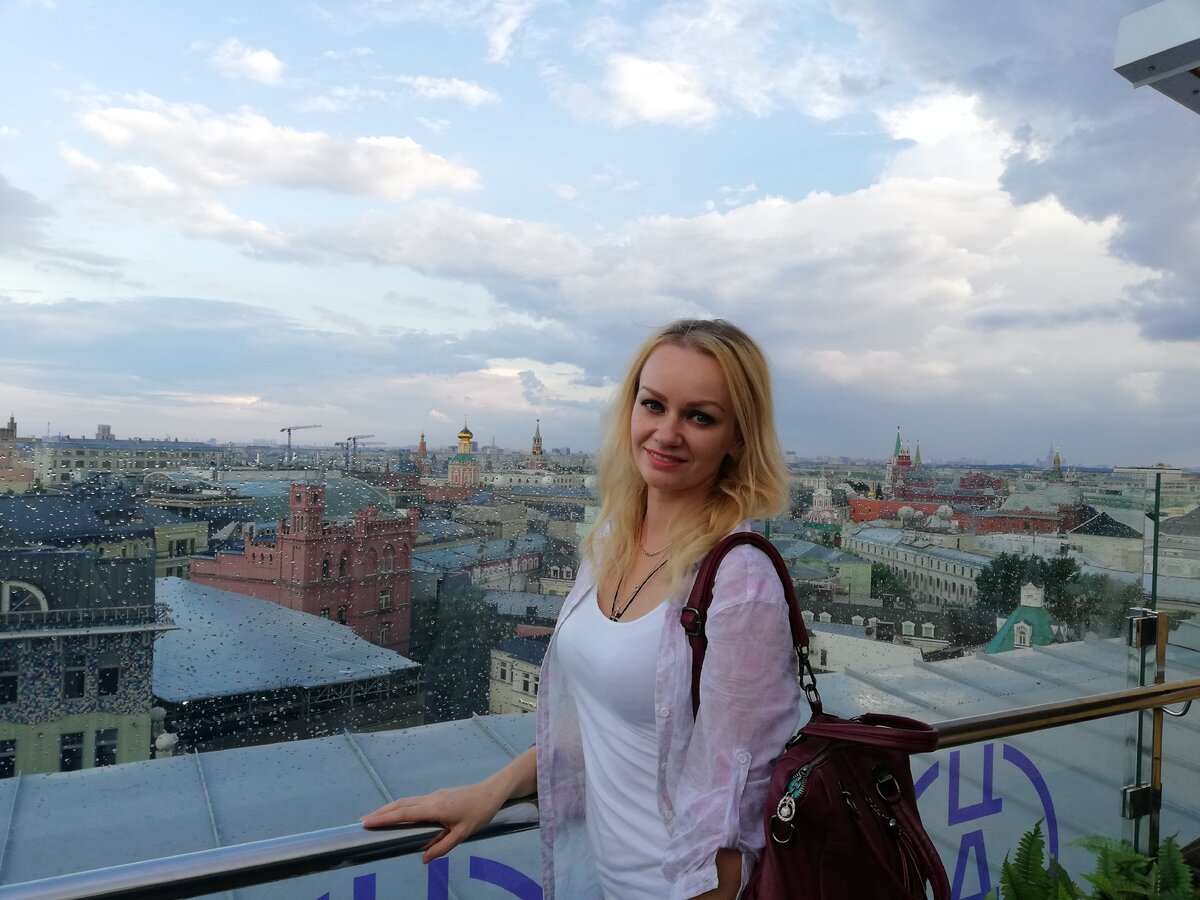 Смотровая площадка на крыше Центрального Детского мира в Москве. Фото из личного архива автора.