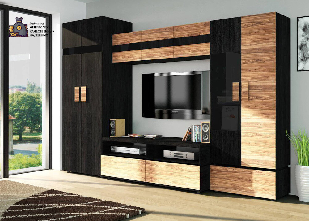 Недорогие стенки в гостиную
