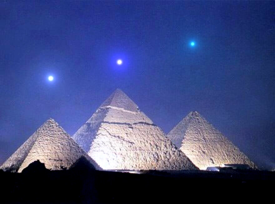Пирамиды и Пояс Ориона