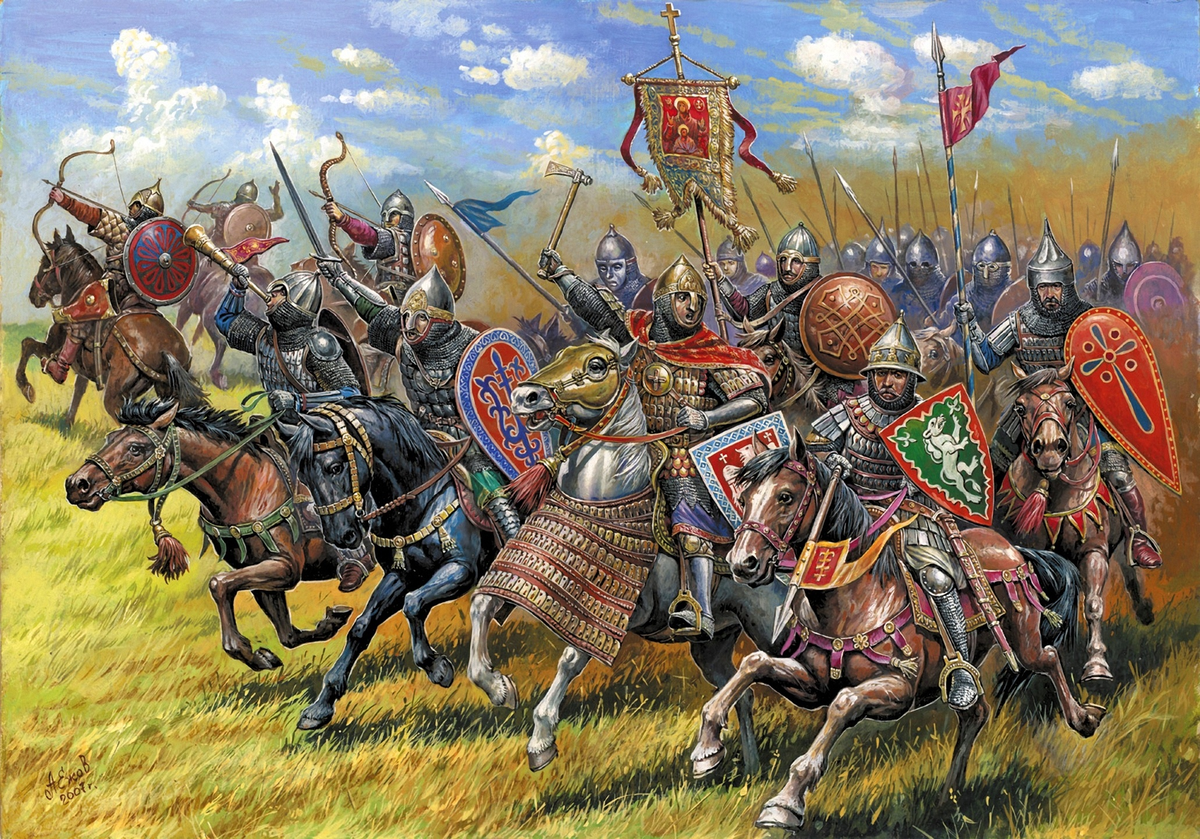 А. Ежов. Русская конная дружина, XIII-XIV в.в.