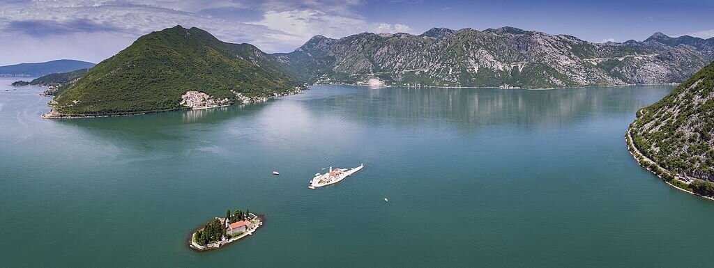 Chensiyuan . Острова сверху, с горы