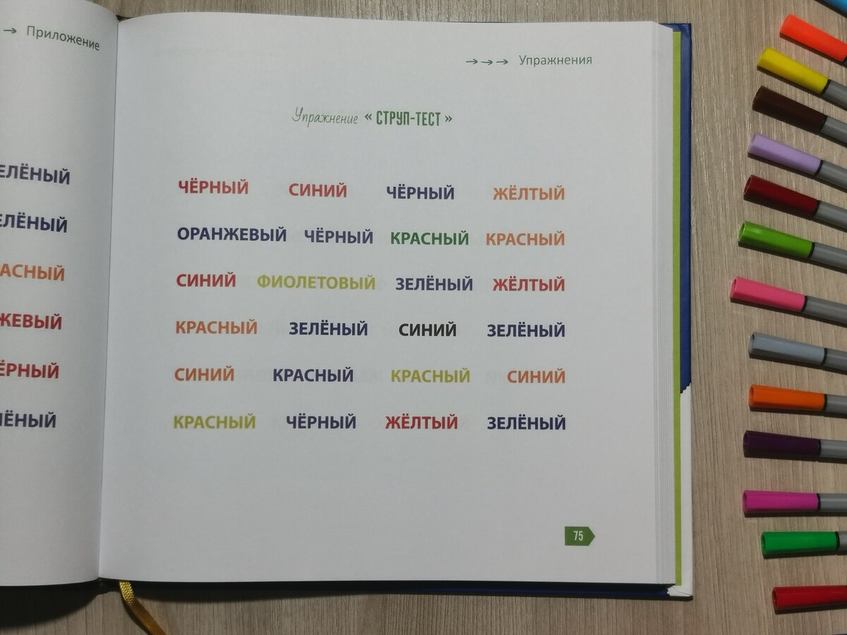 Струп-тест - помогает повысить концентрацию внимания