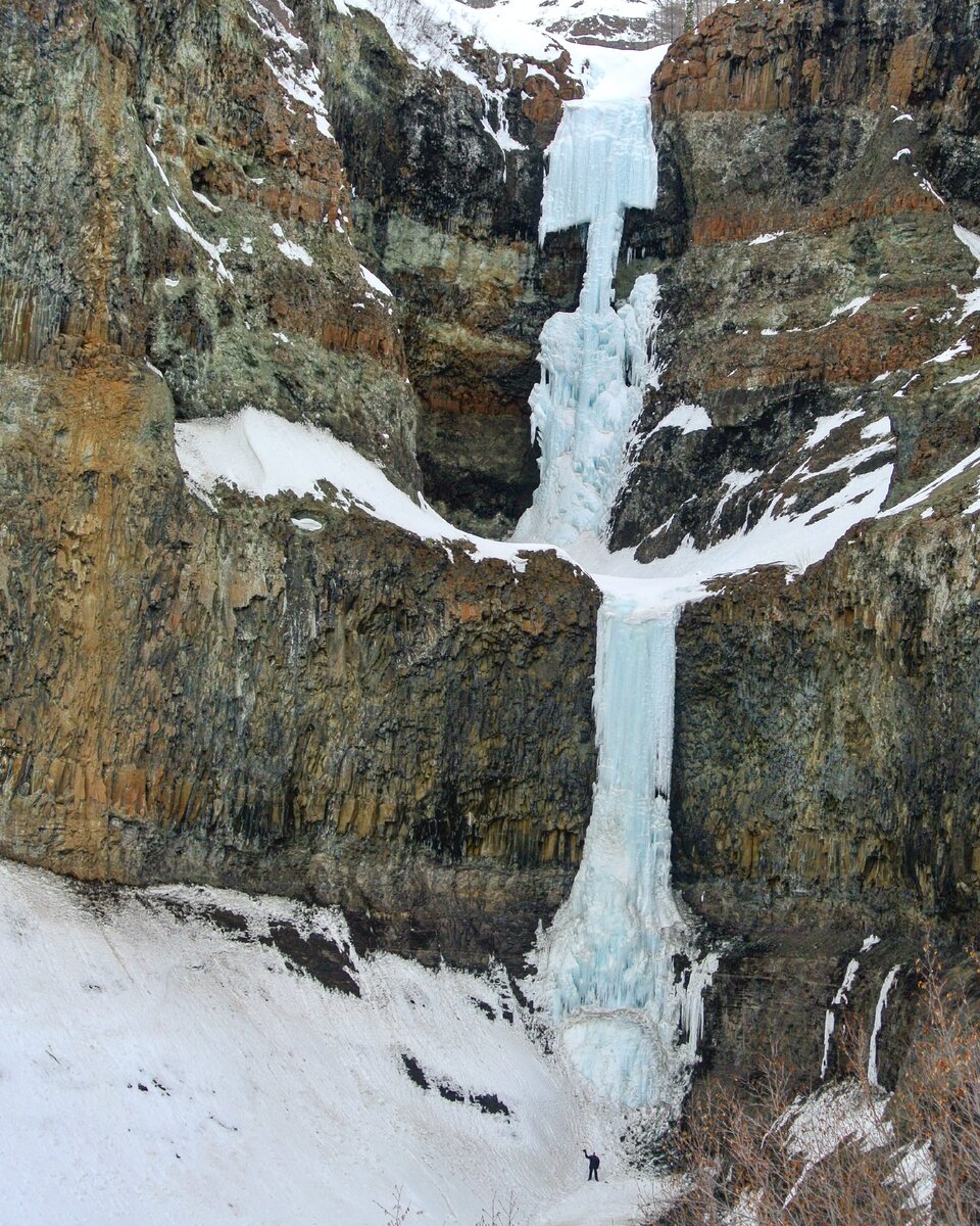 Красноярск Frozen Waterfall