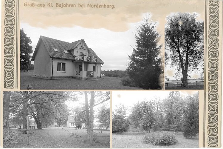 Виды нашего дома, стилизованные под старинную открытку.