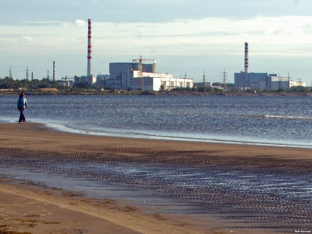 ЛАЭС в городе Сосновый Бор. Фото из интернета. 