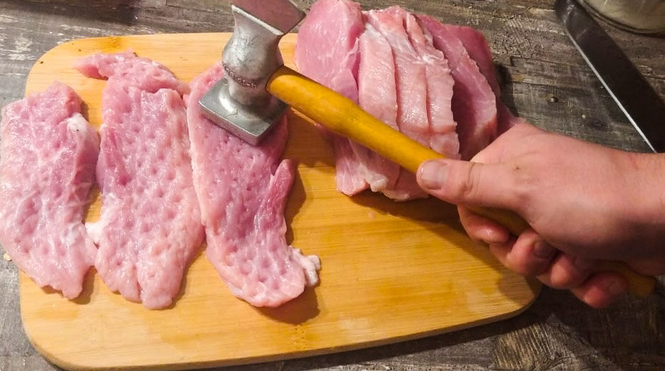 Режем и отбиваем