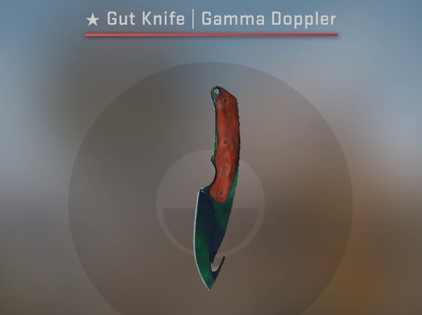 Нож с лезвием крюком Гамма-волны