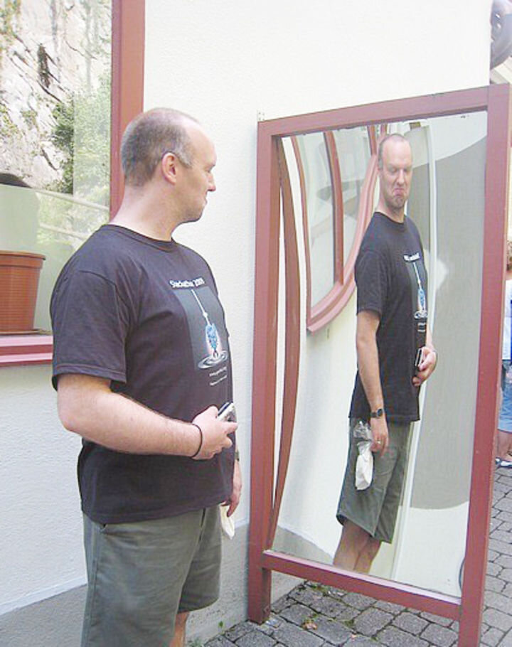 Зеркало, которое делает вас худой
