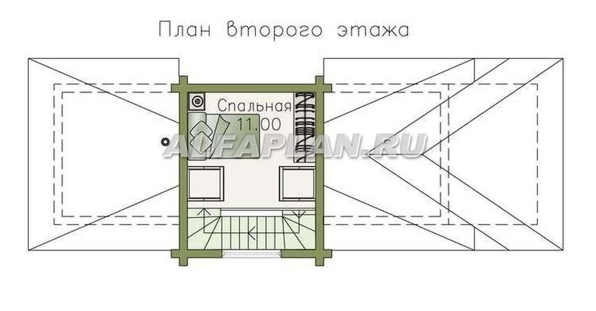 НА СЛАЙД ШОУ 2 ФОТО: Планировка бани - гостевого дома 808С © Владимир Тарасов 