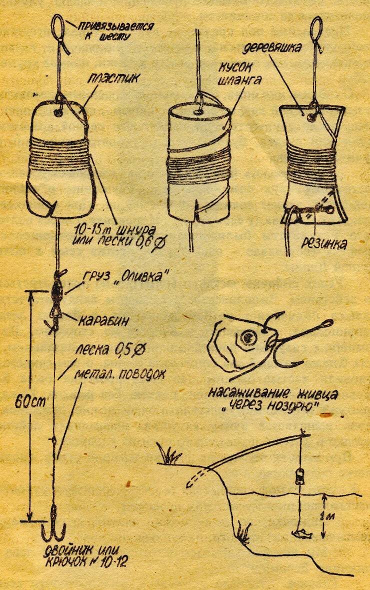 Поставушка на щуку своими руками с фото и подробным описанием | Клуб Рыбака