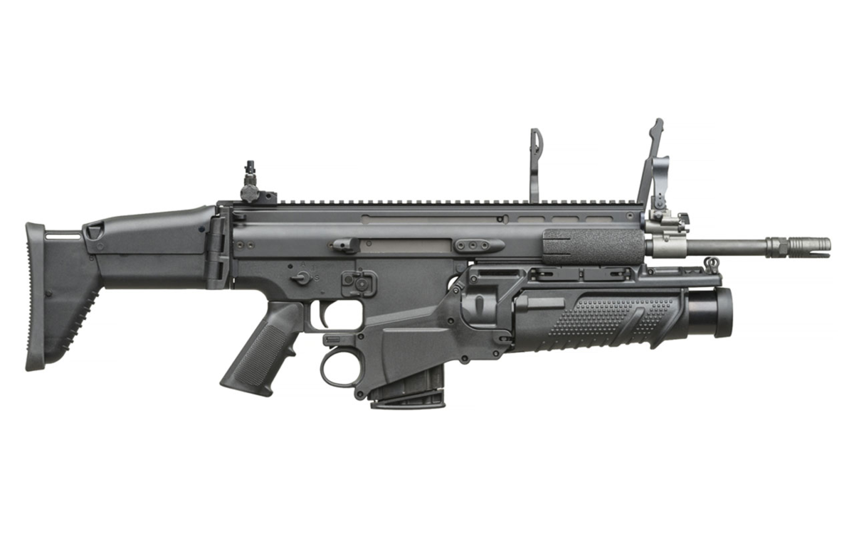 Fn40gl. Гранатомет FN gl 40. FN scar с подствольным гранатометом. Винтовка FN Herstal.