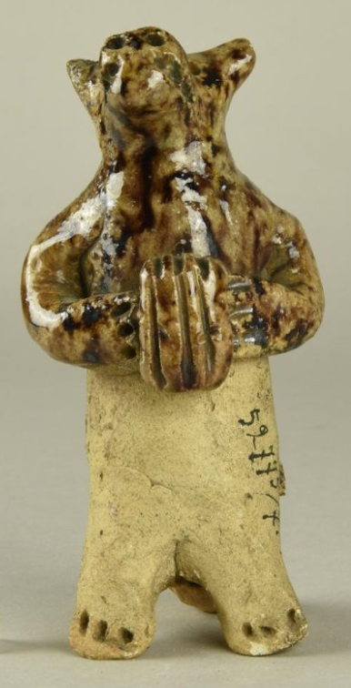 Игрушка-свистулька «Медведь с гармошкой». ГИМ