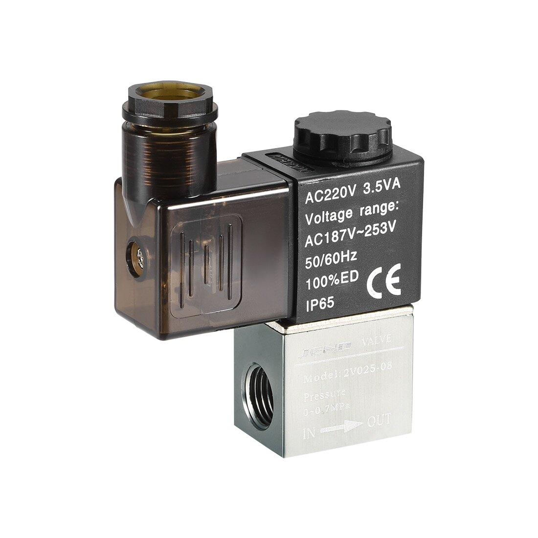 Пневмоклапан 2v025-08 ac220v