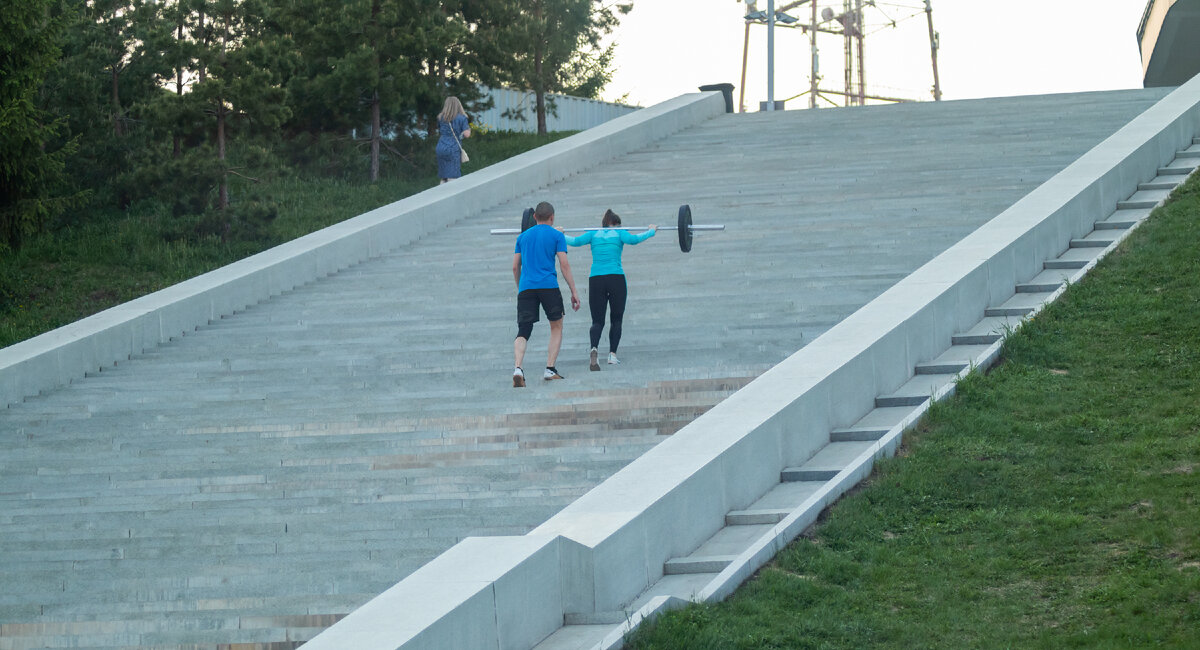 Спортсмены из клуба «Legend», парк «Ватан», Уфа, май 2021