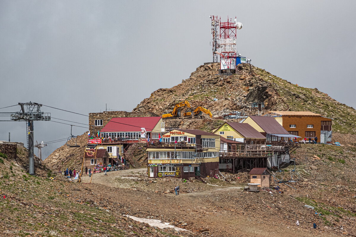 Городок на верхней станции