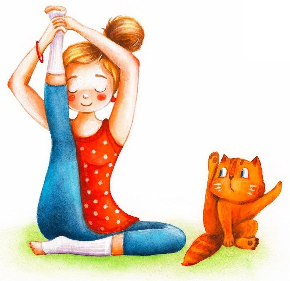 А вы начинаете утро с йоги или мягкой растяжки? :)