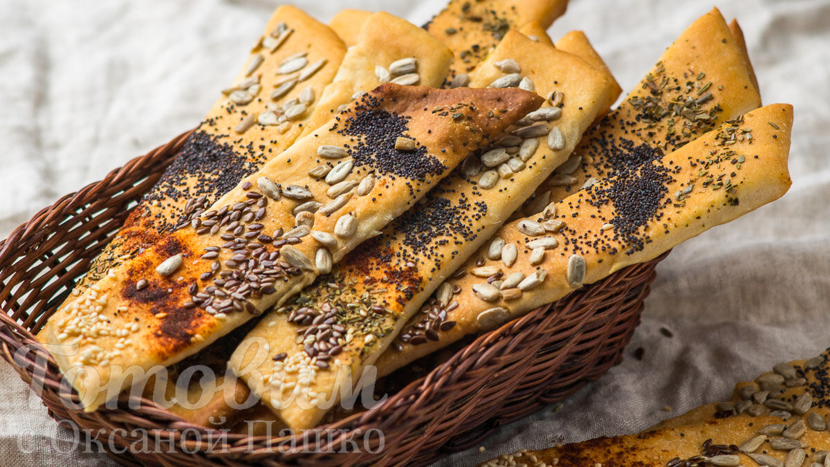Крекер с семечками