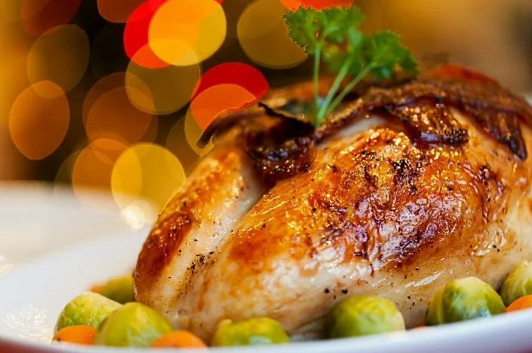 Запечённая курочка, я даже запах почувствовала!