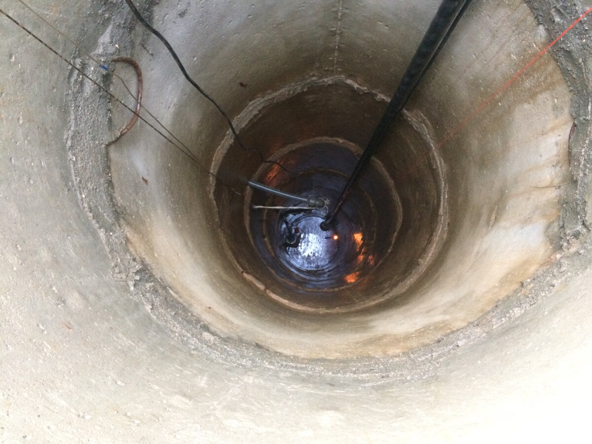 Установка насоса у дна 