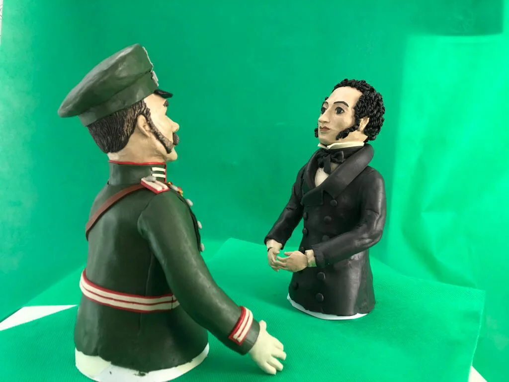 Персонажи мультфильма «Ай да Пушкин»