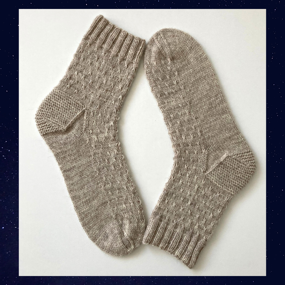 Красивые узоры и схемы для вязания носков