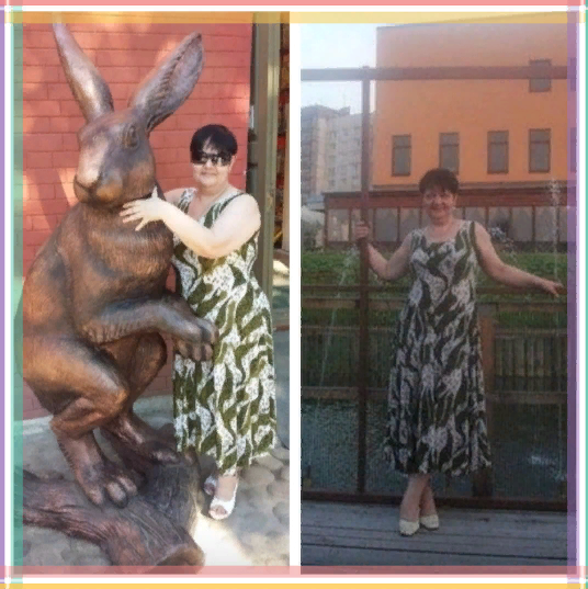 один сарафан и разная весовая категория