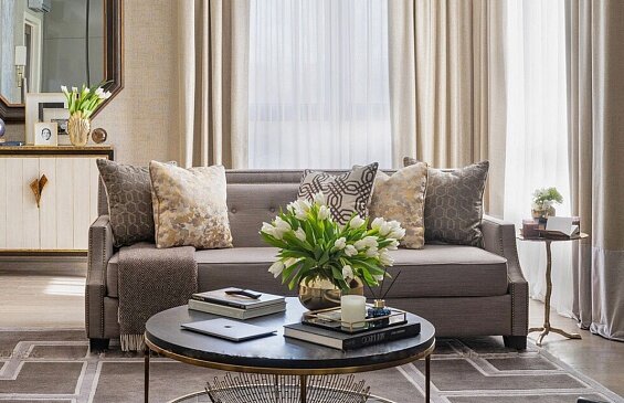 Изготовленный на заказ диван от студии Авенкар