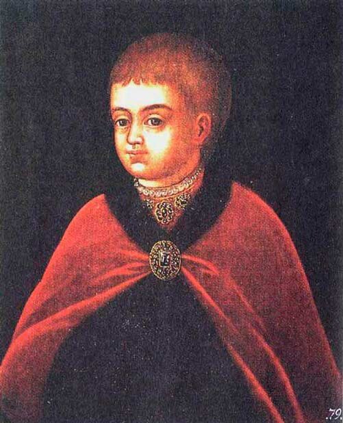 Неизвестный художник. Портрет Петра I в детстве. Конец XVII века