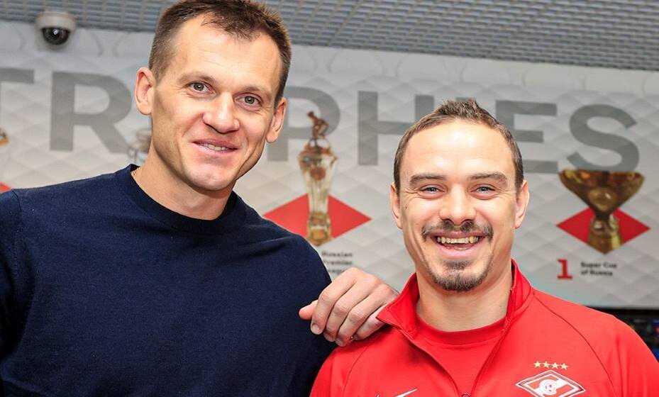    Андрей Ещенко теперь тренер, а Артем Ребров – менеджер. Фото: Твиттер ФК «Спартак»