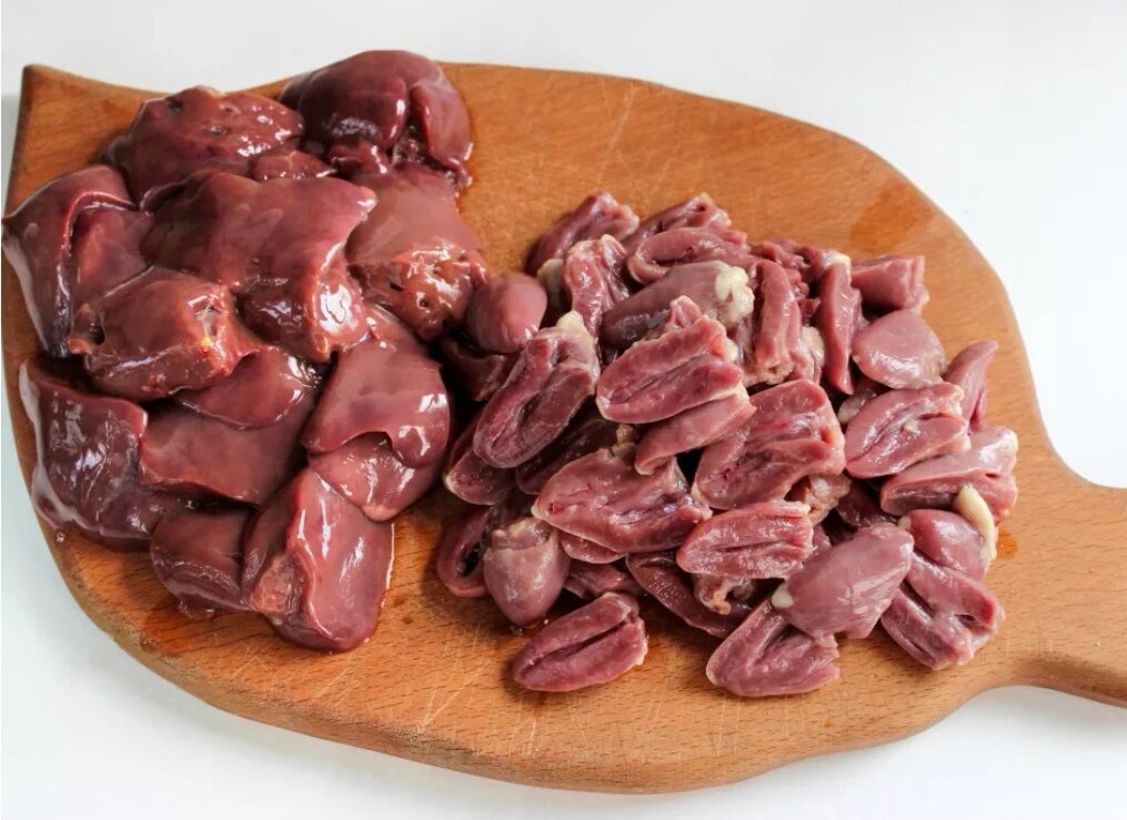 Можно приготовить и без сердечек, но с ними вкуснее. 😋